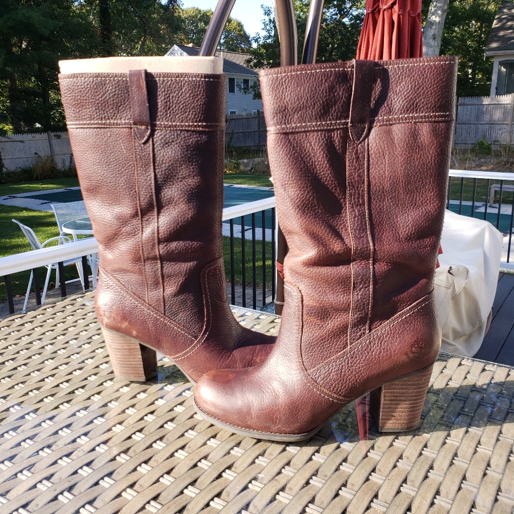 Womens Timberland Rudston Pull-on leather boot